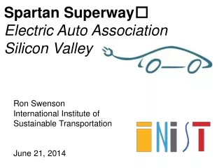 Spartan Superway Electric Auto Association Silicon Valley
