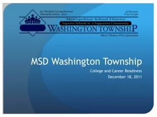 MSD Washington Township