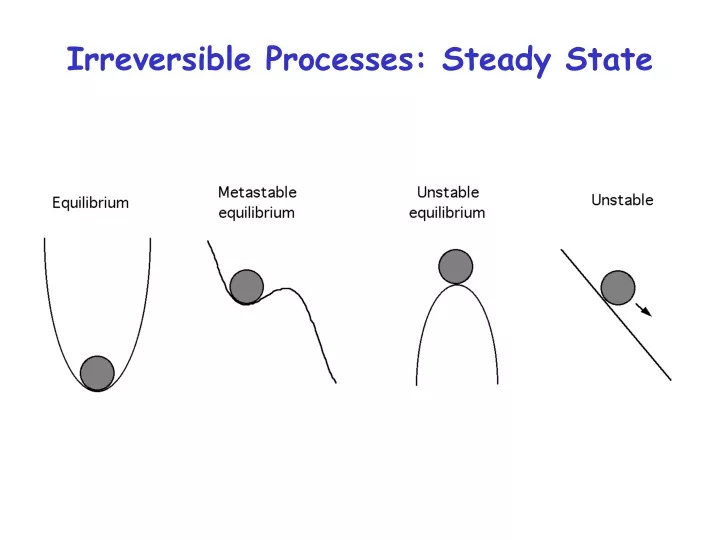 irreversible processes steady state