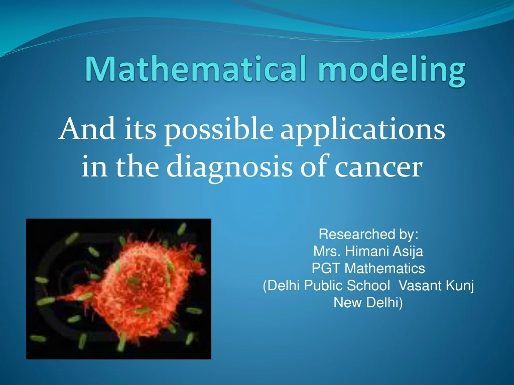 PPT - Mathematical modeling PowerPoint Presentation, free download - ID ...