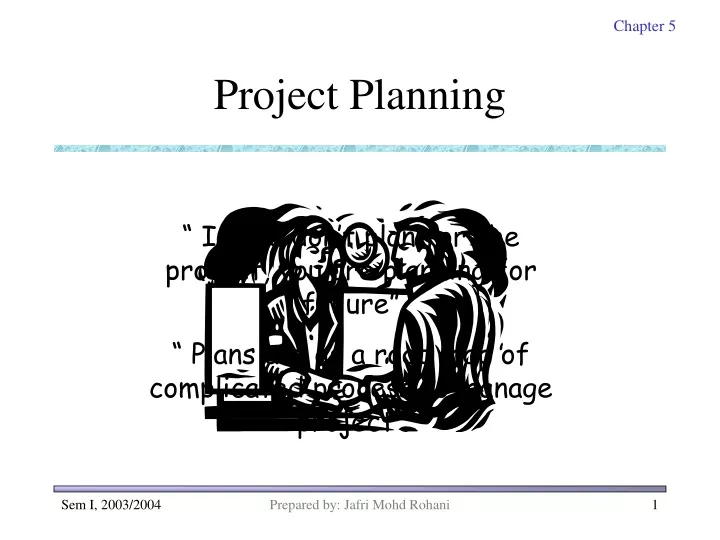 project planning