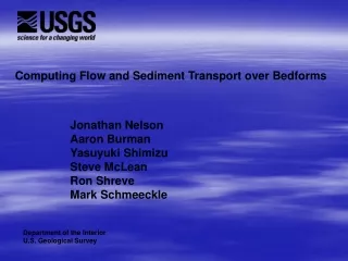 Computing Flow and Sediment Transport over Bedforms