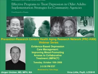 Prevention-Research Centers Health Aging Research Network (PRC-HAN) Webinar Series