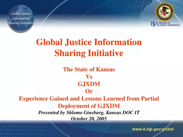 global justice information sharing initiative