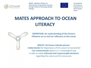 MATES APPROACH TO OCEAN LITERACY