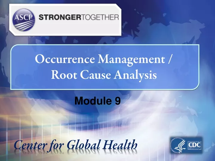 occurrence management root cause analysis