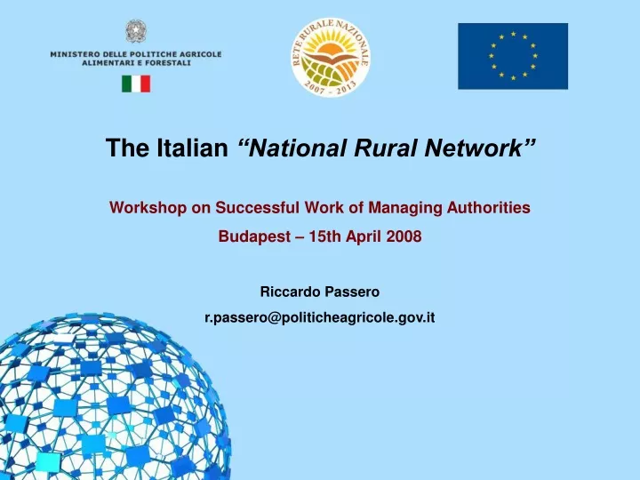 the italian national rural network workshop