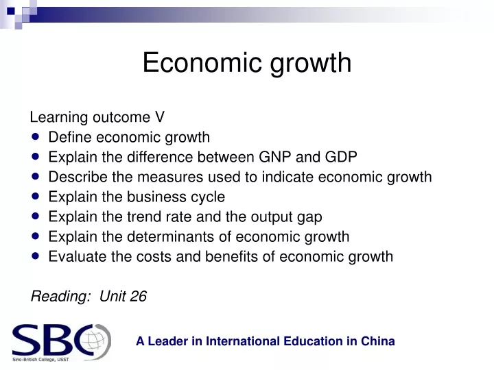 economic growth