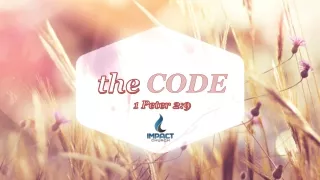 the  CODE 1 Peter 2:9