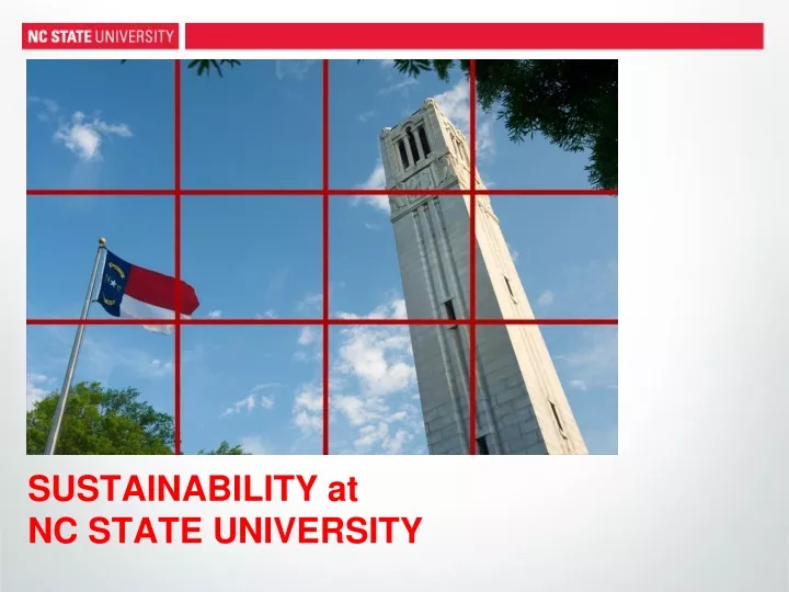 sustainability at nc state university