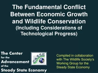 The Center for the Advancement of the Steady State Economy