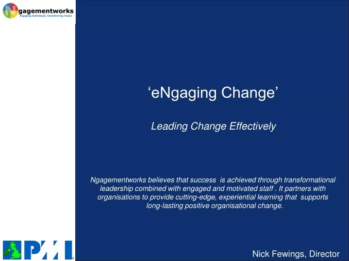 engaging change leading change effectively
