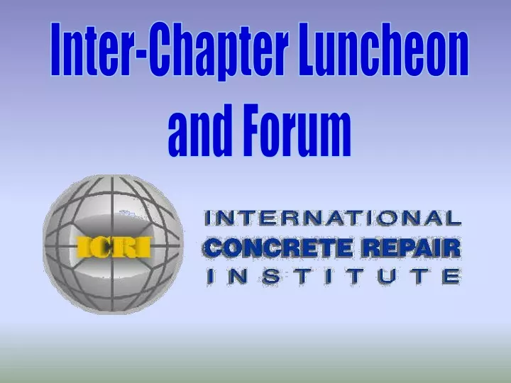 inter chapter luncheon and forum