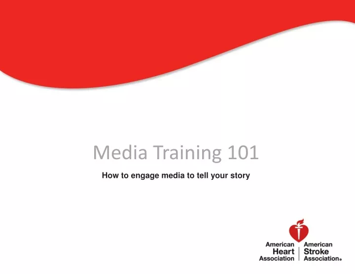 media training 101