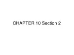 CHAPTER 10 Section 2 - slide 1