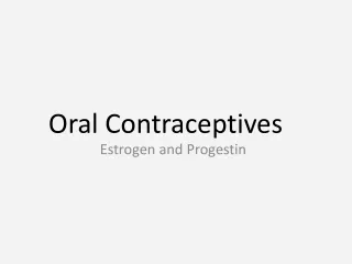 Oral Contraceptives