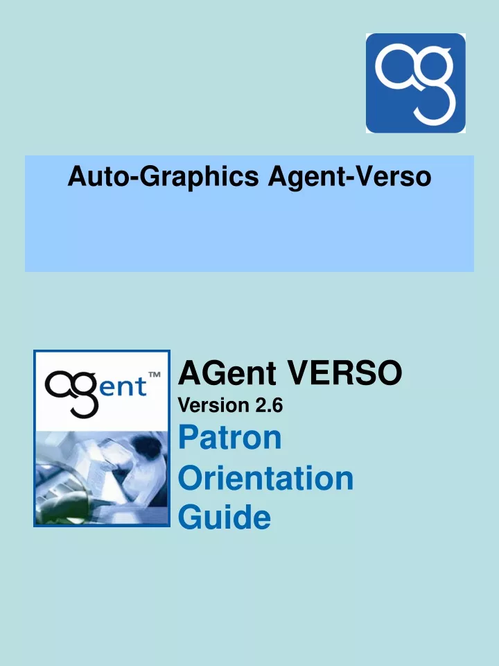 auto graphics agent verso