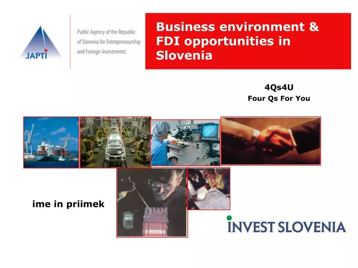 business environment fdi opportunities in slovenia