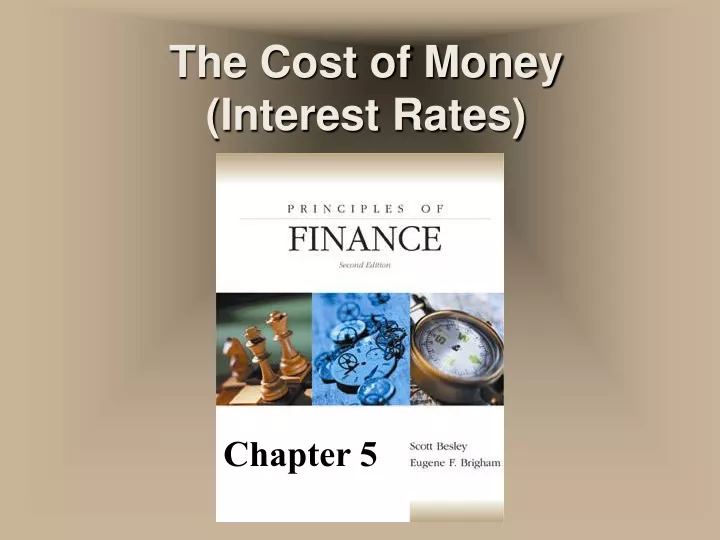 the cost of money interest rates