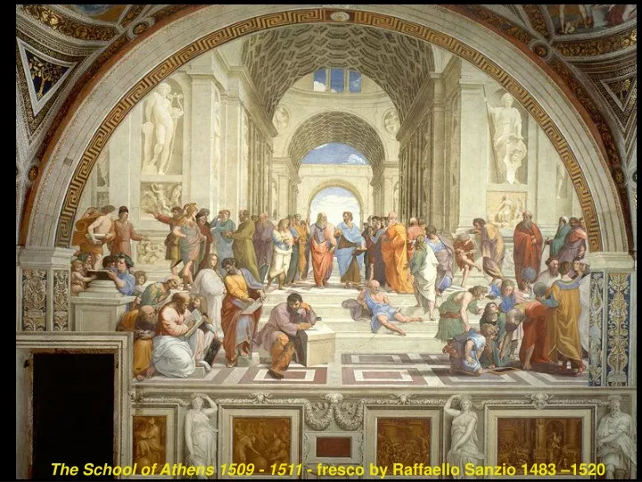 the school of athens 1509 1511 fresco