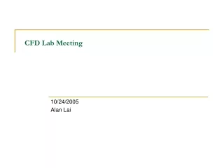 CFD Lab Meeting