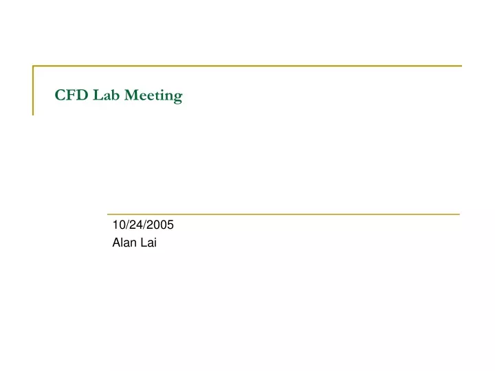 cfd lab meeting