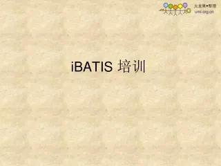 iBATIS 培训