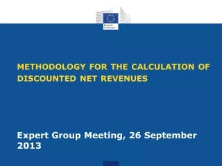 methodology for the calculation of discounted net revenues