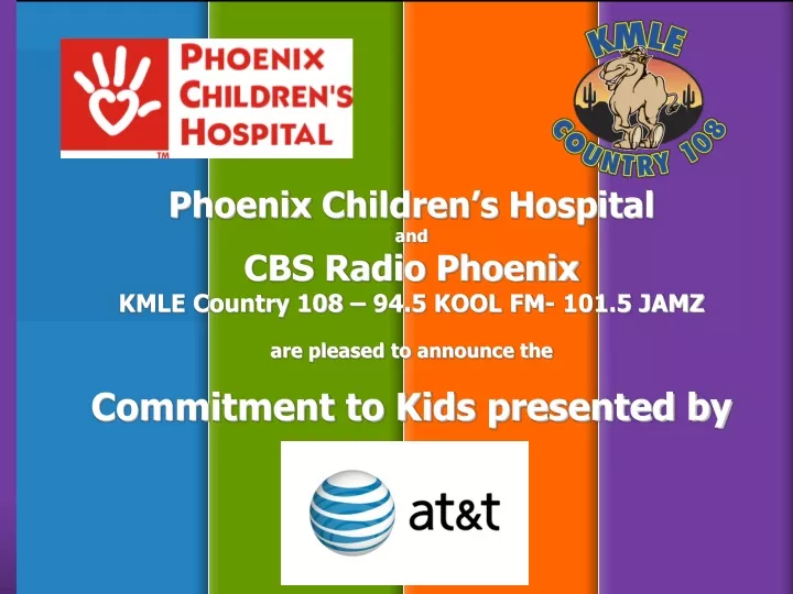 phoenix children s hospital and cbs radio phoenix