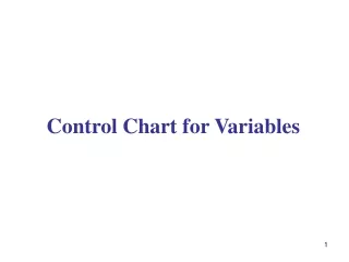 Control Chart for Variables