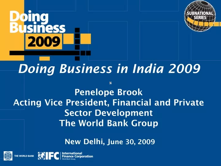 doing business in india 2009 penelope brook