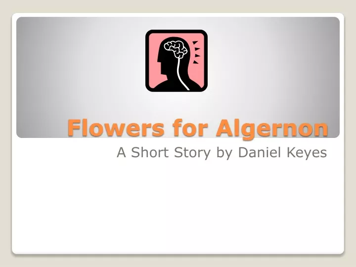 flowers for algernon