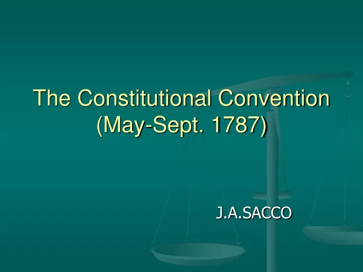 the constitutional convention may sept 1787