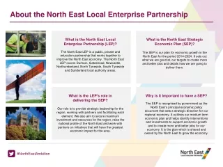 About the North East Local Enterprise Partnership