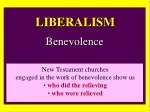 Church Benevolence: New Testament Perspectives and Practices - slide 1