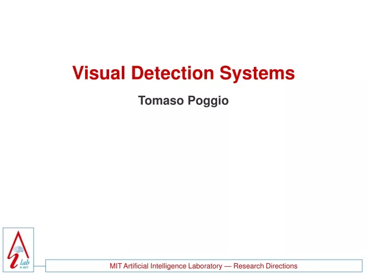 visual detection systems