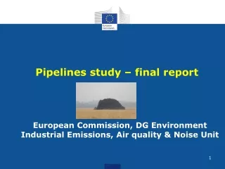 Pipelines study – final report