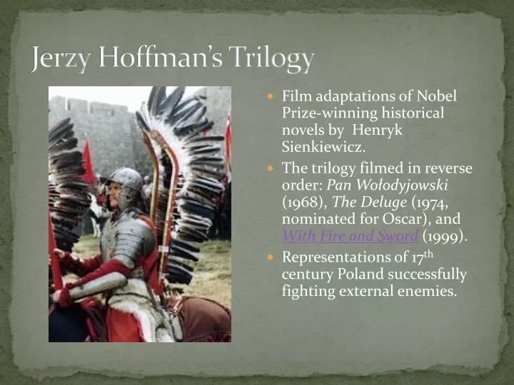 jerzy hoffman s trilogy