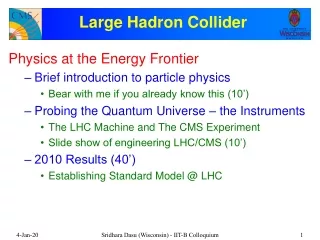 Large  Hadron  Collider