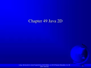 Chapter 49 Java 2D