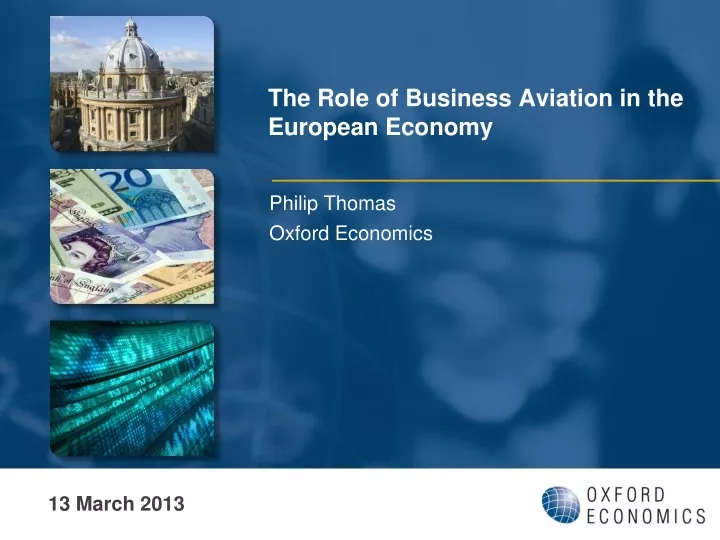 the role of business aviation in the european economy