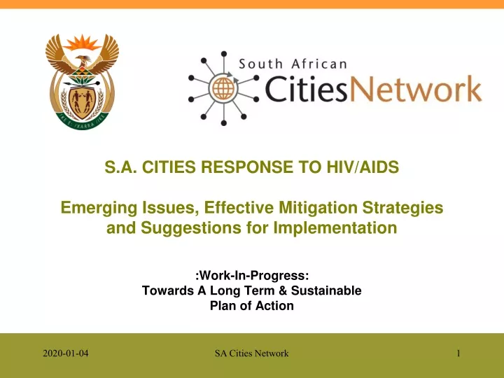 s a cities response to hiv aids emerging issues