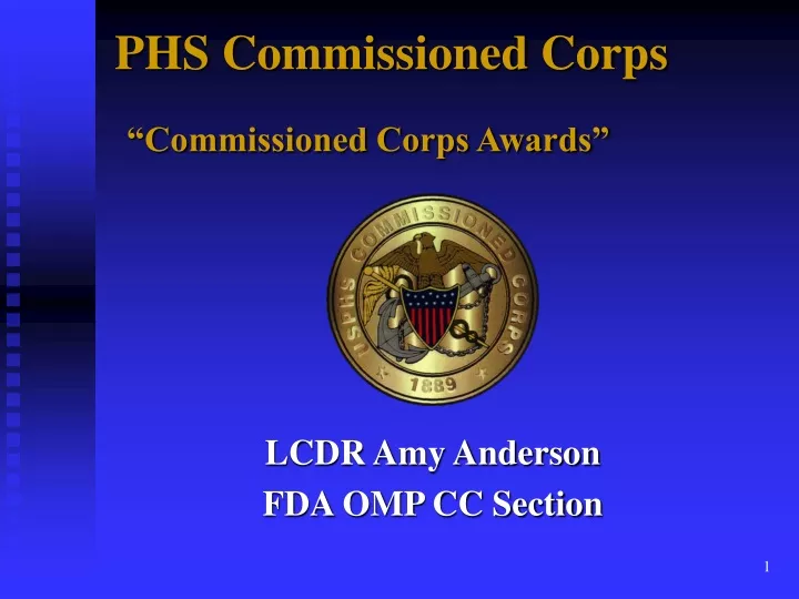 phs commissioned corps commissioned corps awards