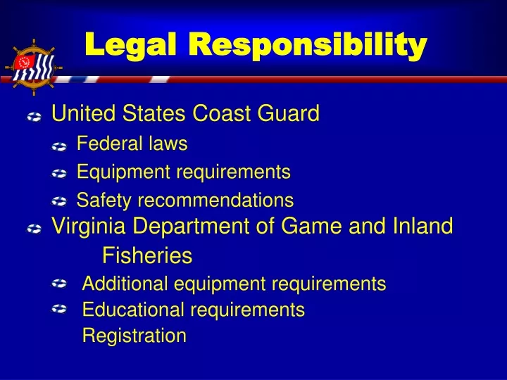 legal responsibility