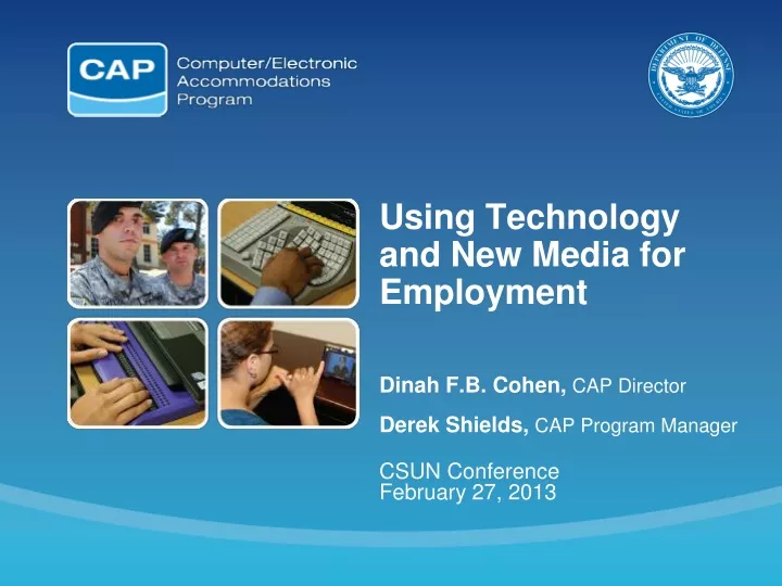 using technology and new media for employment