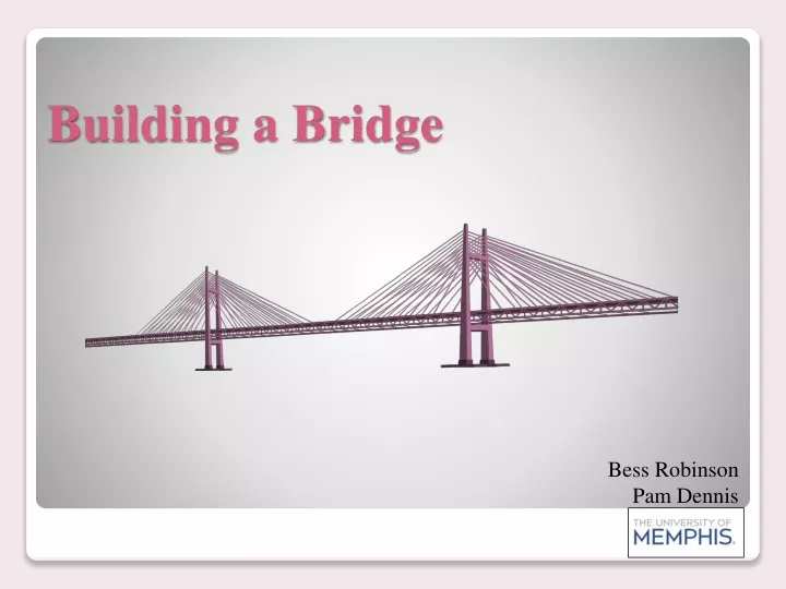 building a bridge