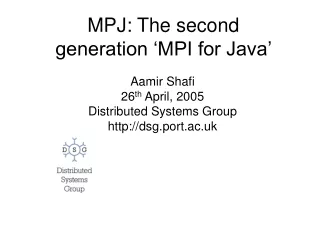 MPJ: The second generation ‘MPI for Java’