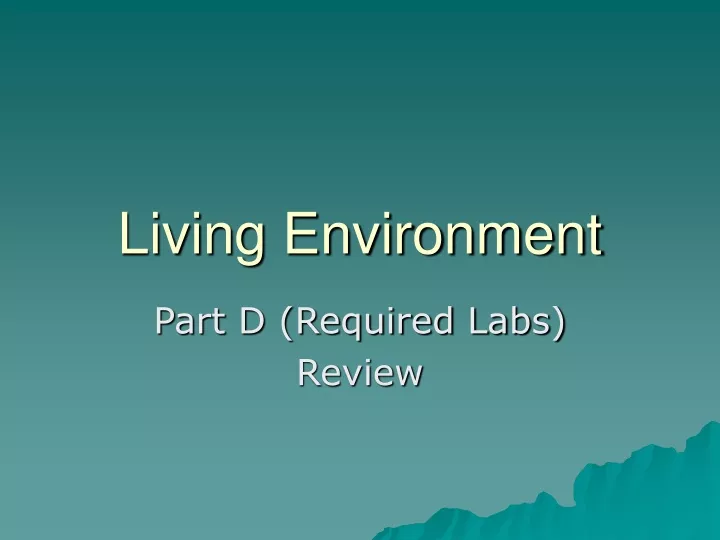 living environment