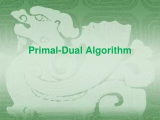 Primal-Dual Algorithm