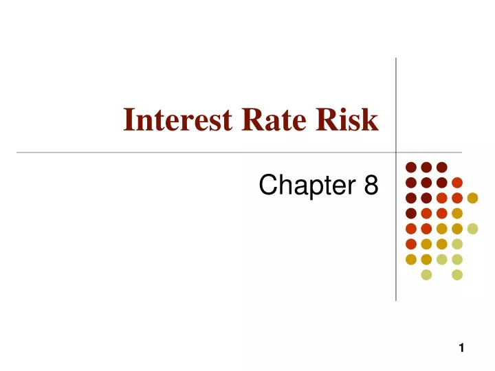 interest rate risk